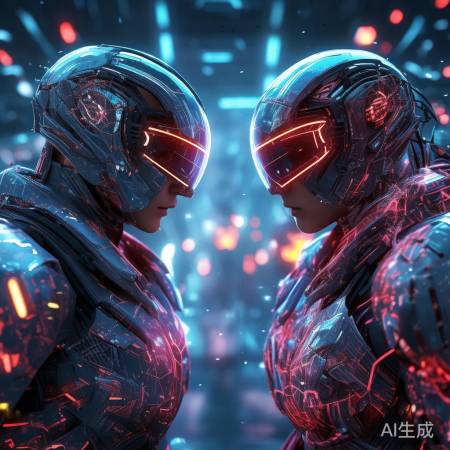 赛博对决，努力战胜敌人