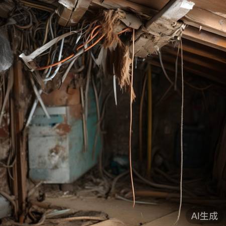 电路老化易漏电,如血管问题