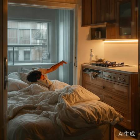 床头朝灶,方便快捷