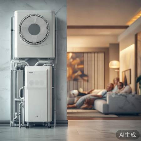 “空气源热泵,节能环保取暖神器