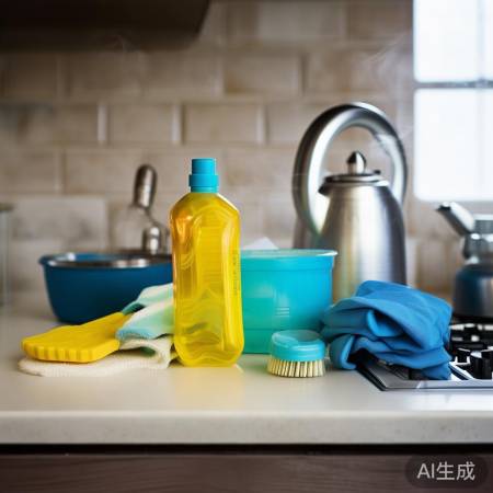 清洁工具准备齐全