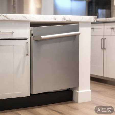 消毒柜嵌入操作台下方