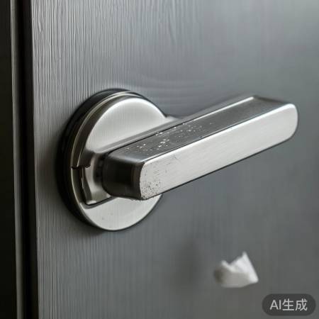 指纹锁清洁简单，用纸巾擦拭。