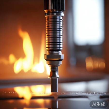 燃气喷嘴点燃热水器