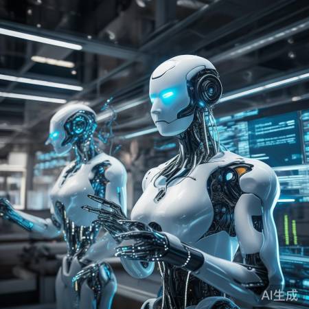 机器人代表，科技力量，喝彩鼓掌