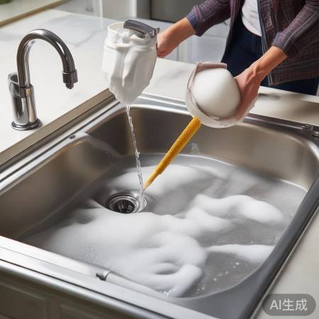 小苏打热水除堵塞