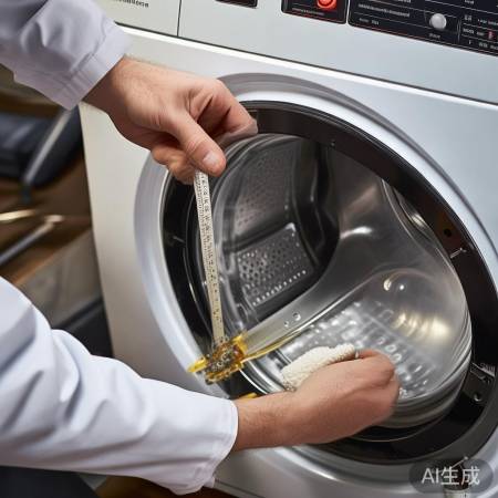 洗衣机内筒变形，用热毛巾修复