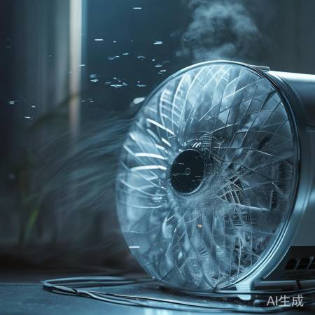 空调扇喷水降温