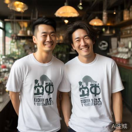 雷军何小鹏好鹏友T恤