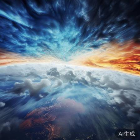 地球自转形成气压差，冷暖空气相