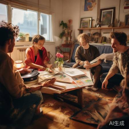 减压活动：聊天、画画、听音乐