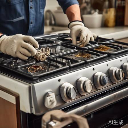 “燃气灶弹簧故障维修”