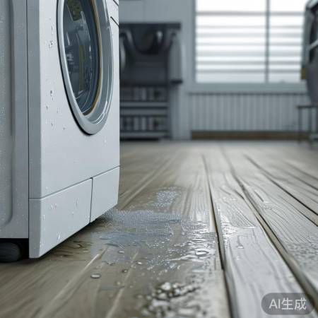 检查洗衣机位置，确保稳定。