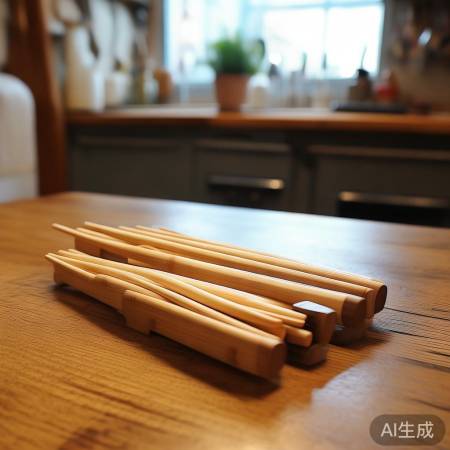 筷子摆放宜自然舒适