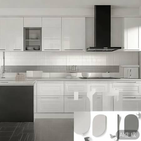 现代厨房色彩搭配简洁易搭