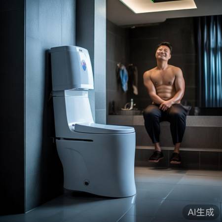Toto智能马桶，自动冲洗舒适