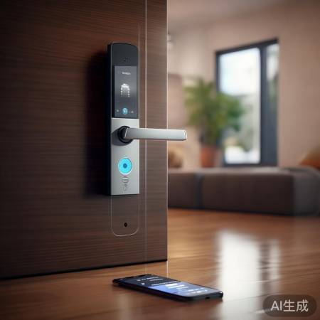 智能指纹锁,远程智能家居