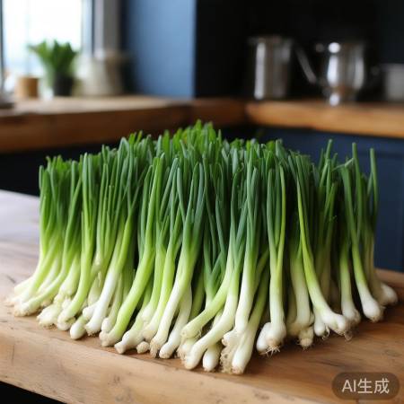 “每月多次抽新鲜蒜薹,乐趣无限