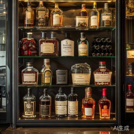 高端酒柜空瓶盘点