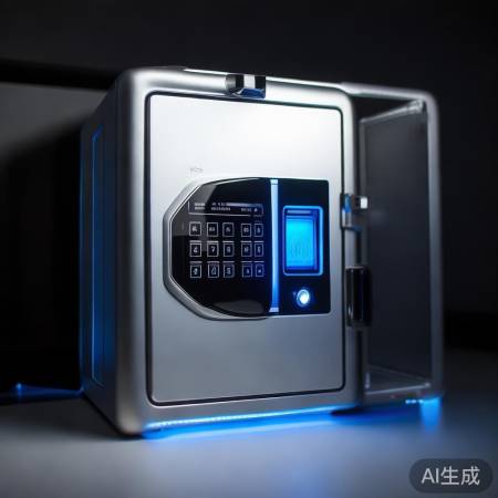 电动保险柜：密码锁+指纹解锁
