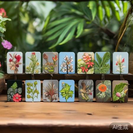 中科院植物园冰箱贴，自然之美珍