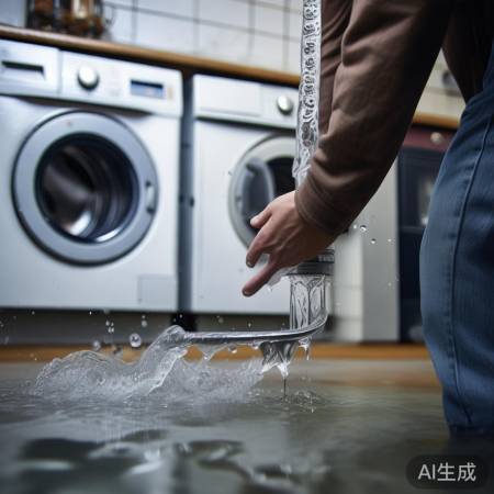 “检查洗衣机是否漏水”
