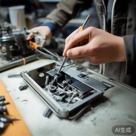 拆解控温器，耐心拆螺丝
