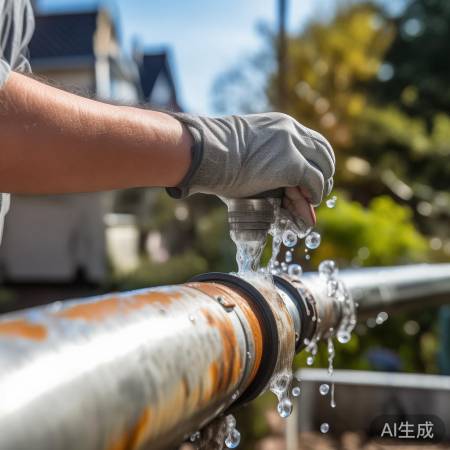 肥皂水检测燃气管道漏气