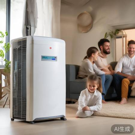 生能500升空气能热水器:节能