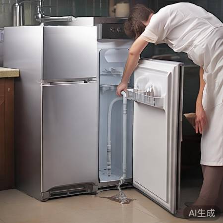 冰箱漏水，检查密封与管道
