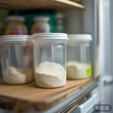 定期检查奶粉,防变质。